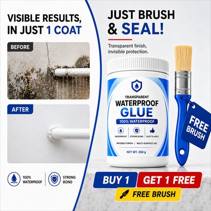 Stufx - Transparent Waterproof Glue + Free Brush ( BUY 1 GET 1 FREE )