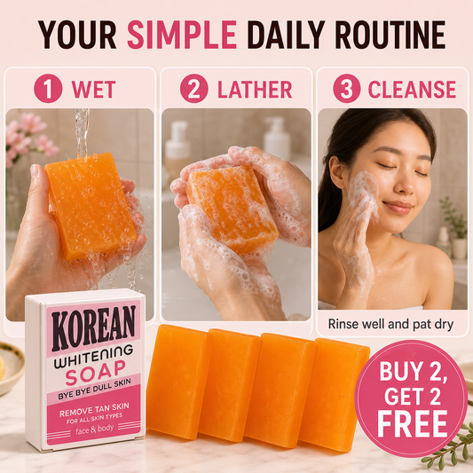 Korean Whitening Soap (Buy 2 Get 2 FREE)