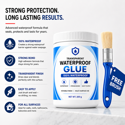 Stufx - Transparent Waterproof Glue + Free Brush ( BUY 1 GET 1 FREE )