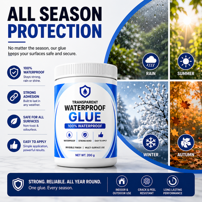 Stufx - Transparent Waterproof Glue + Free Brush ( BUY 1 GET 1 FREE )