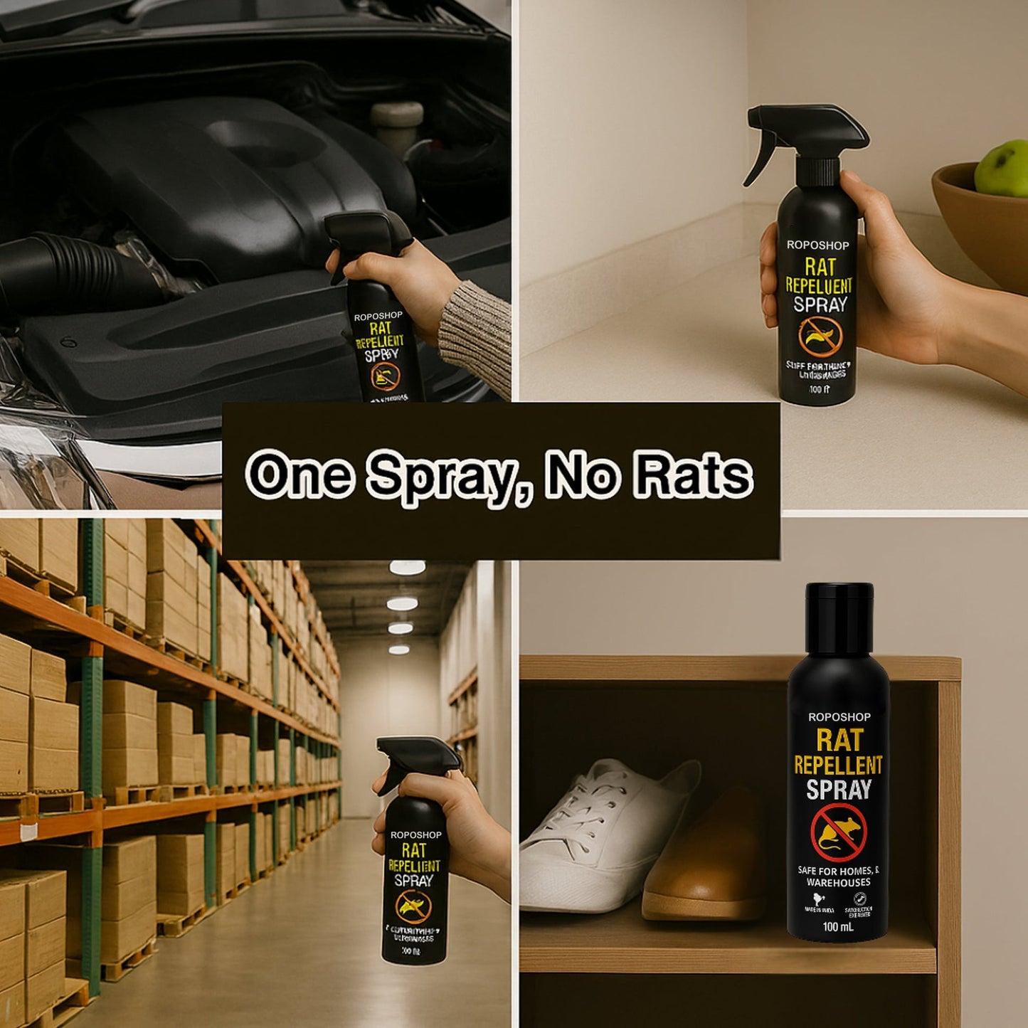 Rat Repellent Spray | BUY 1 GET 2 FREE!