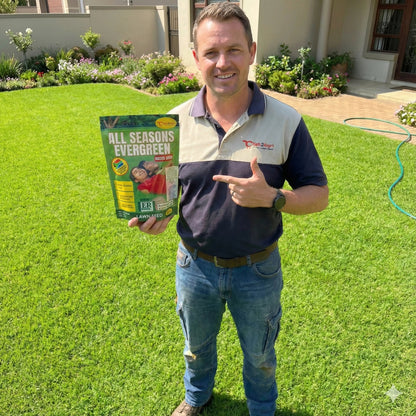 All Seasons Evergreen Grass Seeds | Year-Round Beautiful Green Lawn (Buy 1 Get 1 Free)